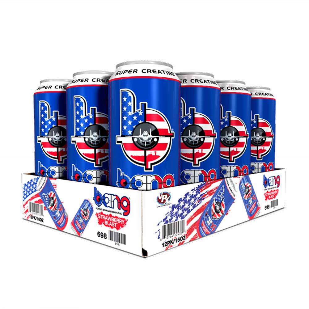 VPX Bang RTD 12/Case Diet/Energy VPX Strawberry Blast