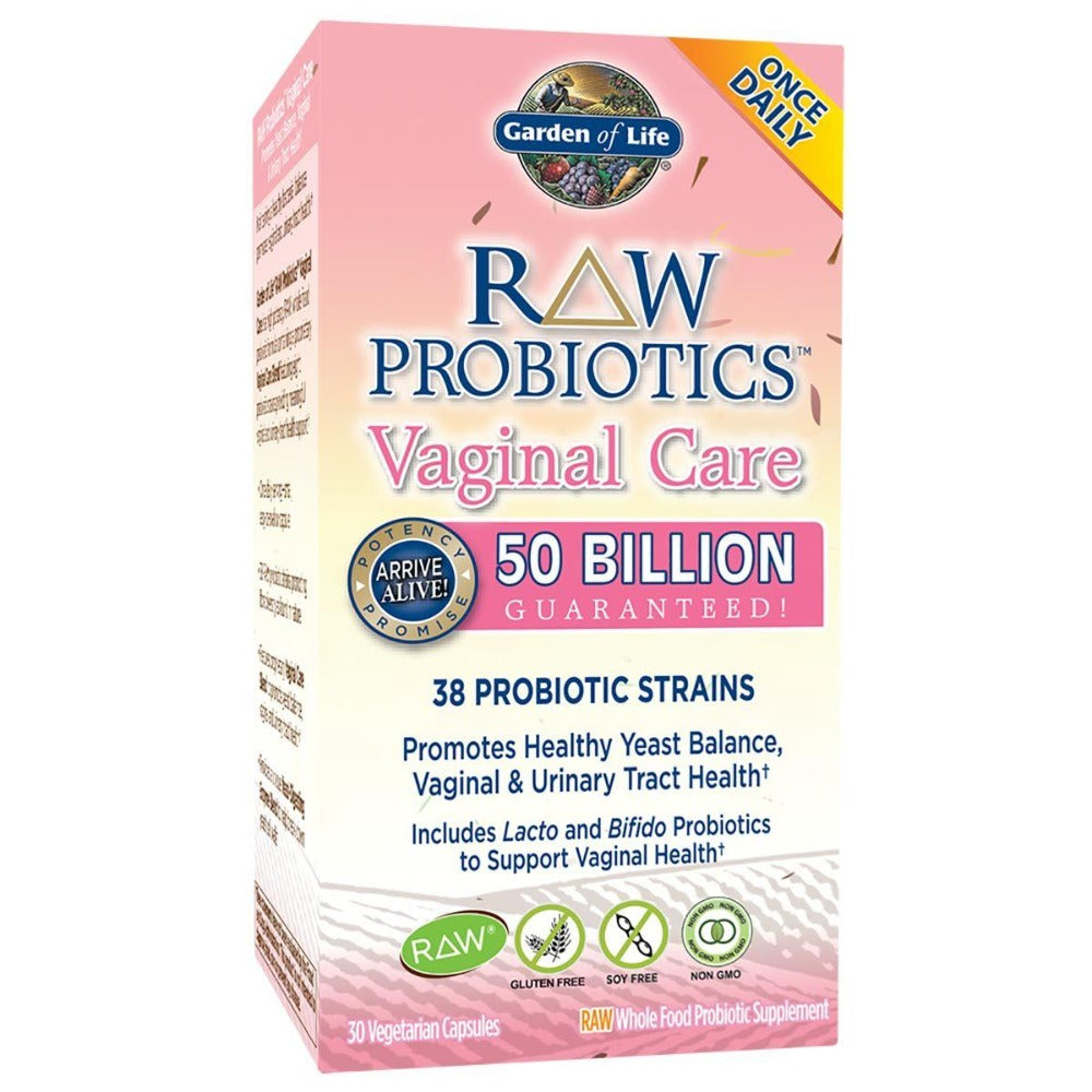 Garden of Life Raw Probiotics Vaginal Care 30 Vege Caps Digestive Health / Probiotics Garden of Life (1058807414827)