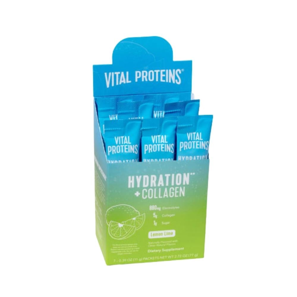 Vital Protein Hydration + Collagen 7 packets/box Specialty Health Products Vital Proteins Lemon Lime