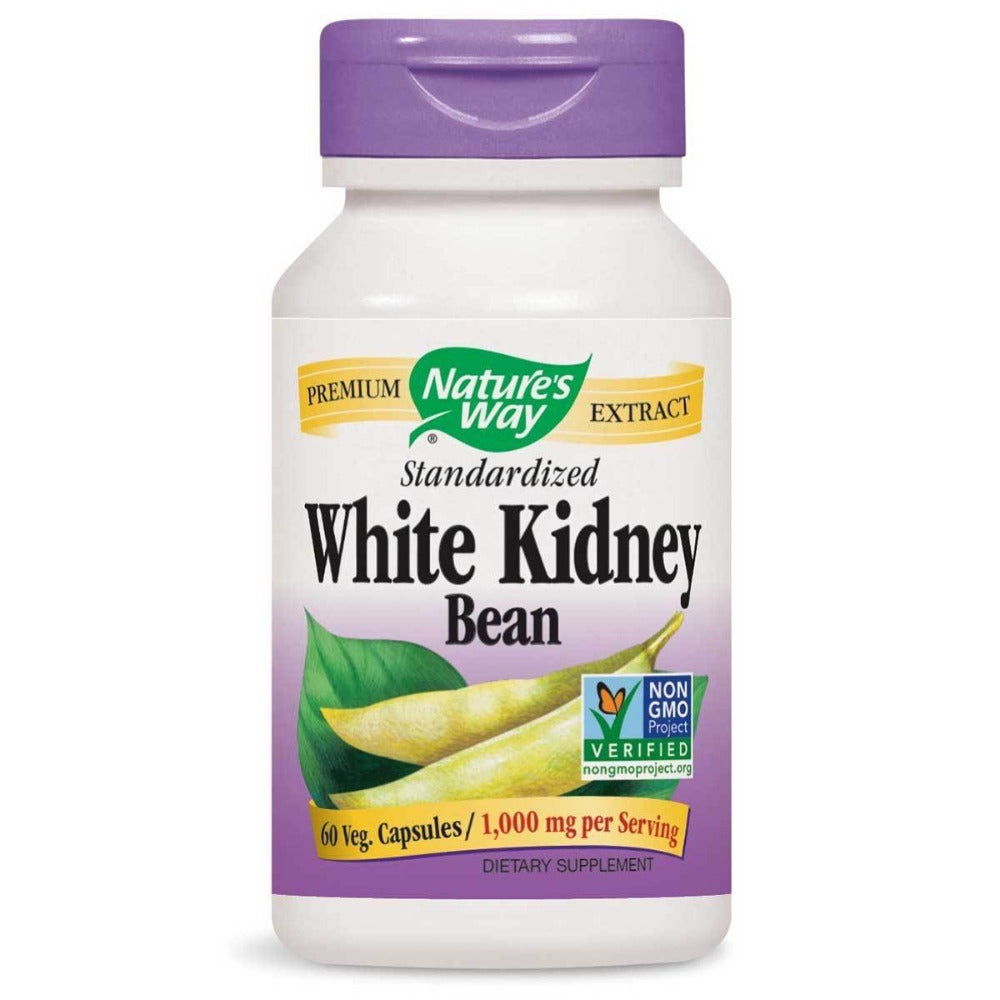 Nature's Way White Kidney Bean Extract 500mg 60 Vcaps Diet/Energy Nature's Way (1059048357931)