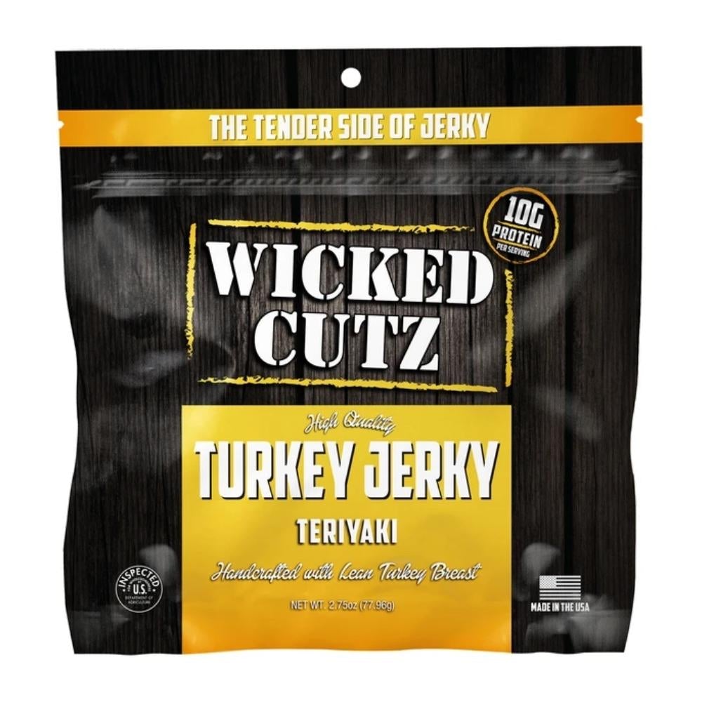 Wicked Cutz Foods Juices Wicked Cutz Teriyaki Turkey Jerky