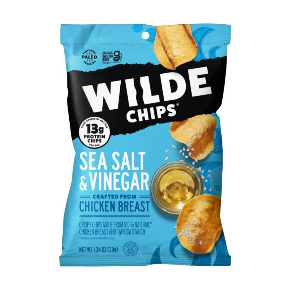 Wilde Protein Chips 8/box Foods Juices Wilde Sea Salt and Vinegar
