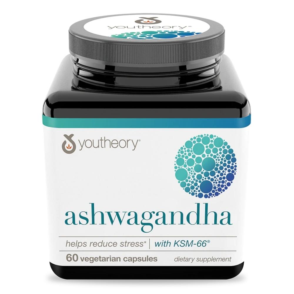YouTheory Ashwagandha 60 Count Herbs YouTheory
