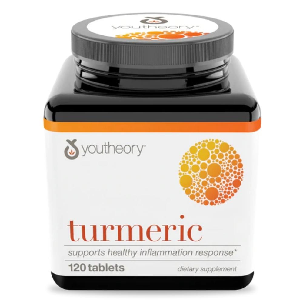 YouTheory Turmeric Advanced 120 Tablets Herbs YouTheory