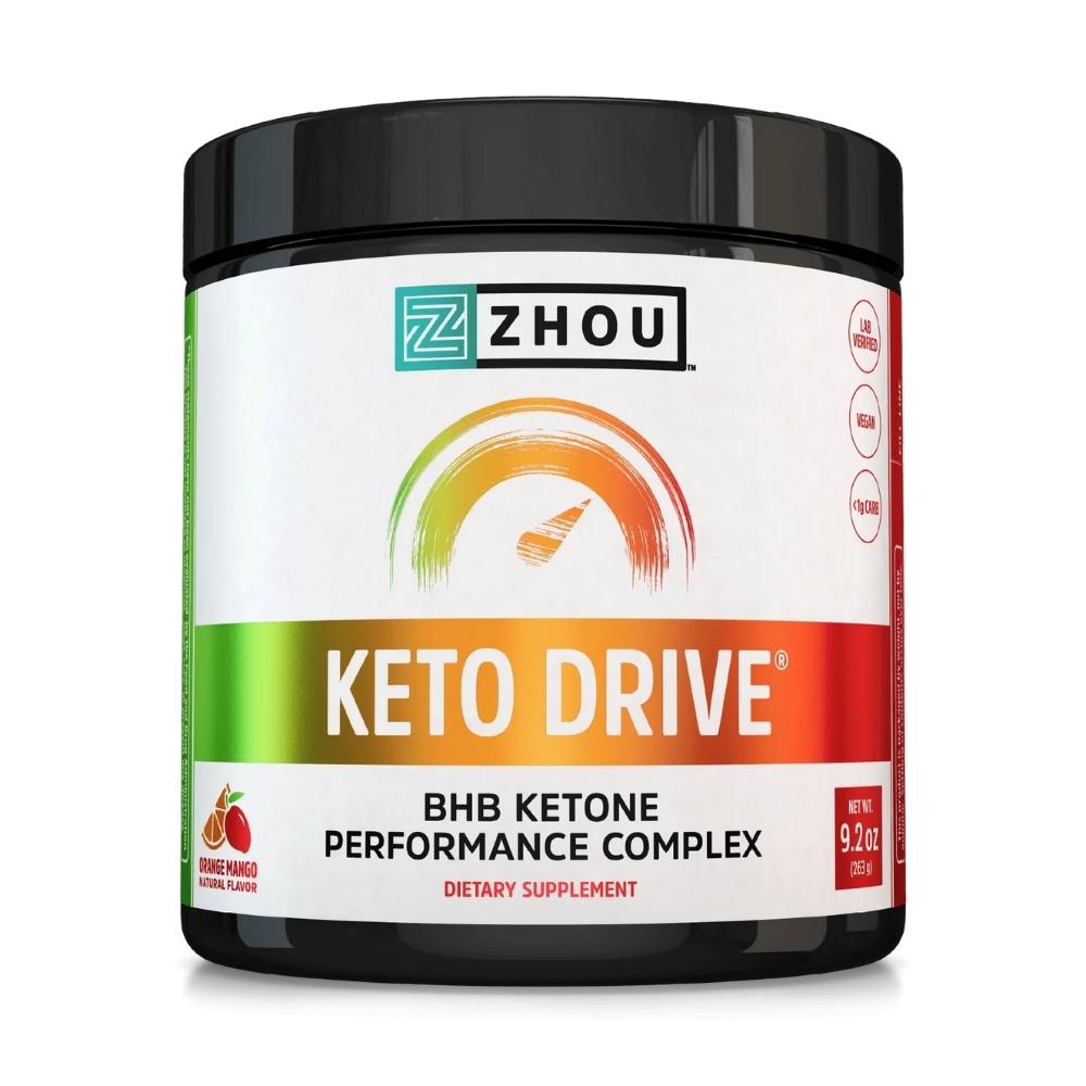 ZHOU Keto Drive 16 Servings Sports Performance Recovery ZHOU Orange Mango