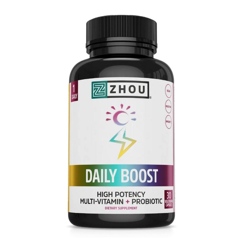 Zhou Daily Boost 30 Veggie Capsules Specialty Health Products ZHOU