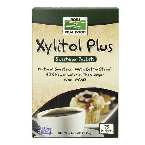Now Foods Xylitol Plus Packets 75 / Box Foods & Snacks Now Foods (1059126214699)