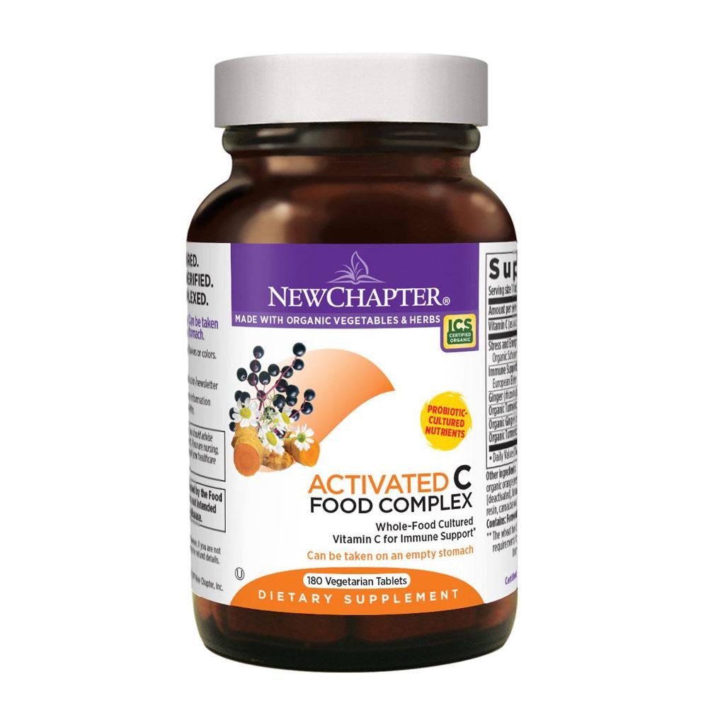 New Chapter Activated C Food Complex 180 Tablets | Vitamin C Vitamins & Minerals New Chapter (1784210817067)