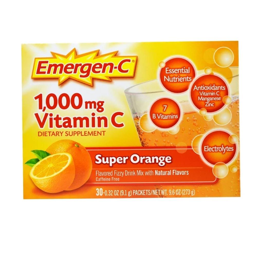 Alacer Emergen-C 30 Pack Vitamins Alacer Orange (1057906720811)