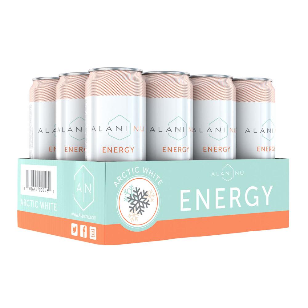 Alani Nu Energy RTD 12/Case Drinks Alani Nu Arctic White (4407836246081)