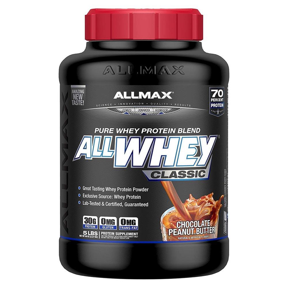 Allmax Nutrition AllWhey Classic 5 Lbs Protein Allmax Nutrition Chocolate Peanut Butter (1059219243051)