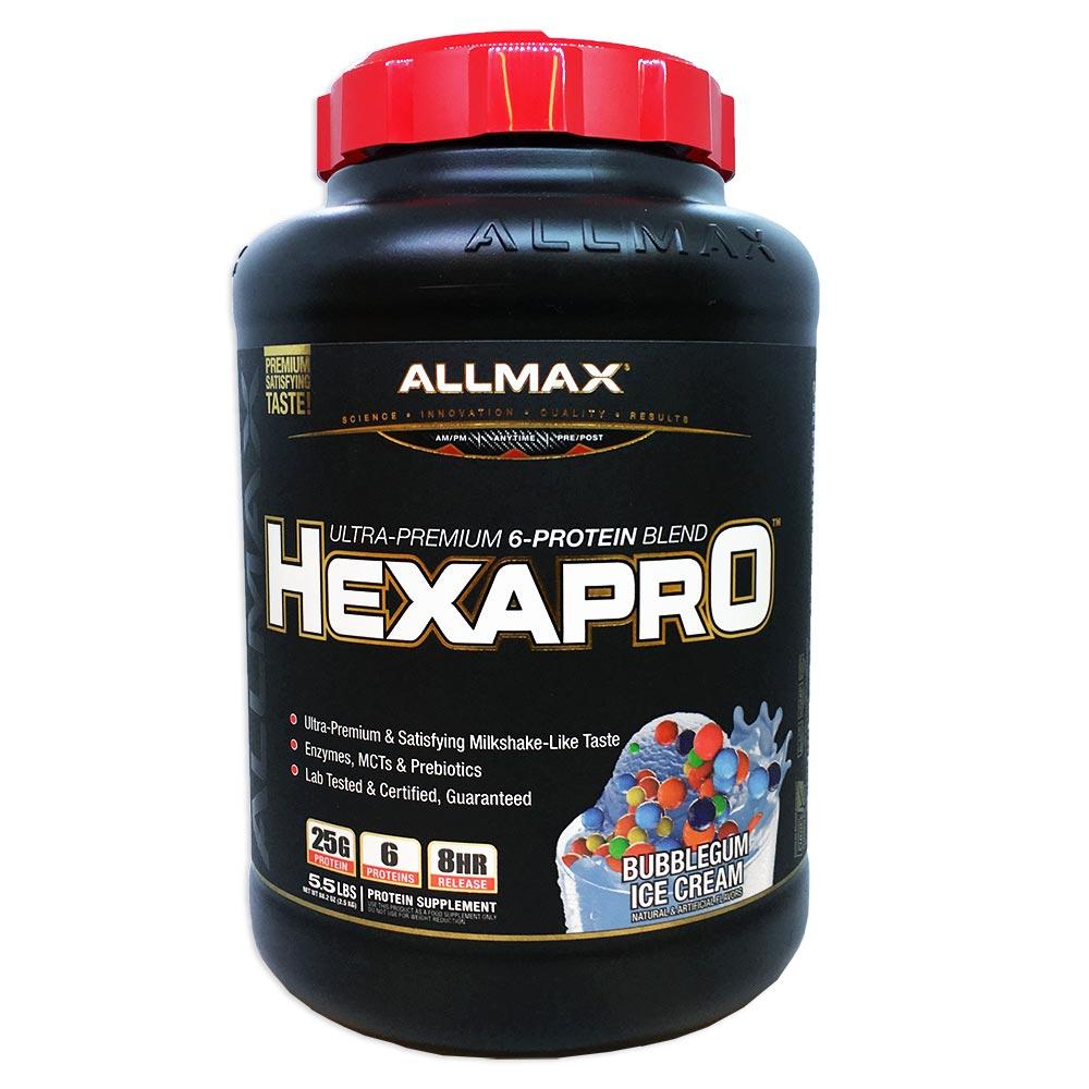 Allmax Nutrition HexaPro 5.5Lbs Protein Allmax Nutrition Bubblegum (1058778578987)