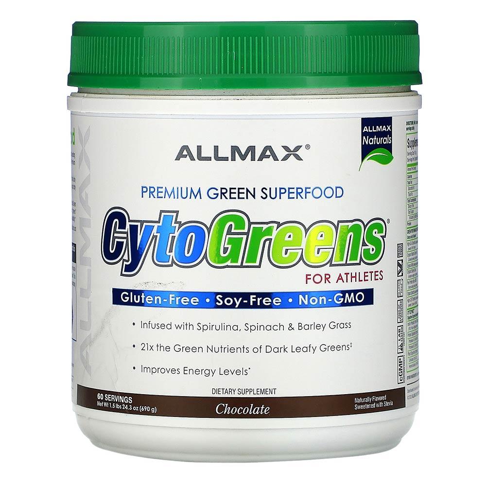 Allmax Nutrition CytoGreens For Athletes Chocolate 60 Servings Greens / Super Foods Allmax Nutrition