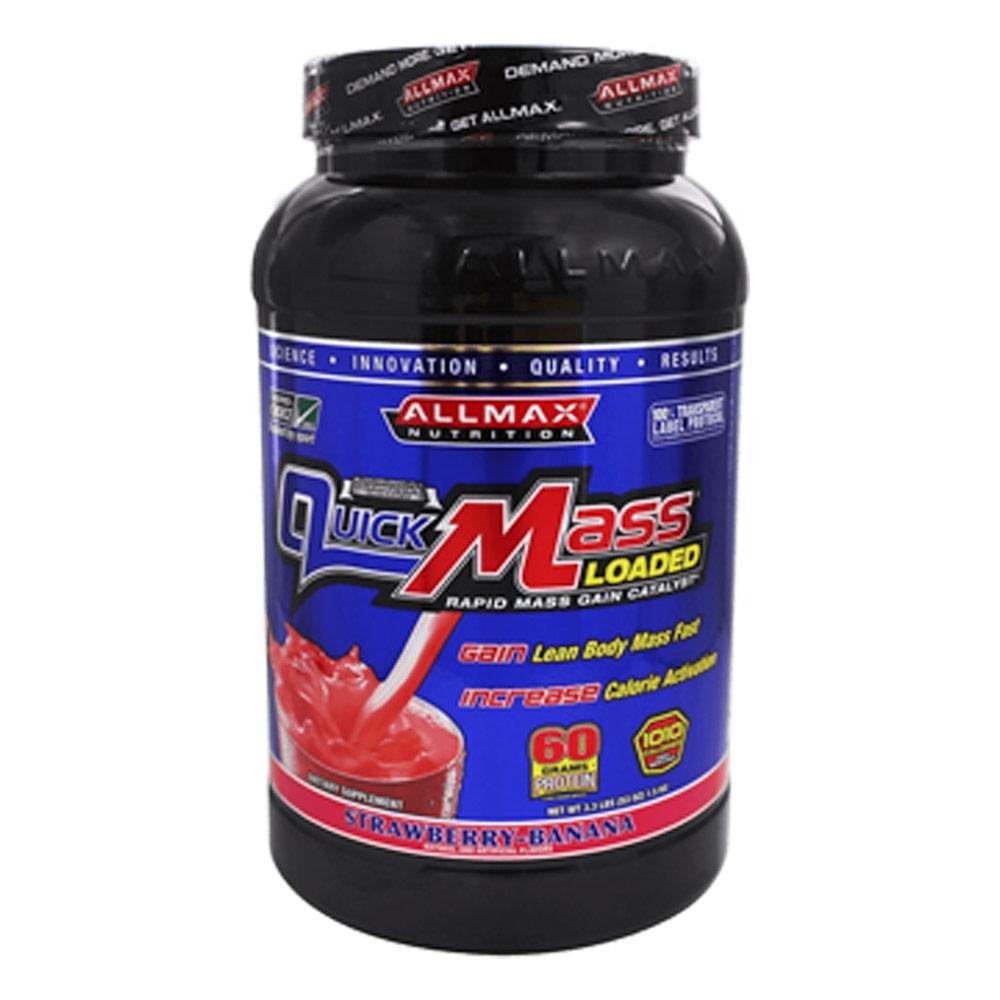 Allmax Nutrition QuickMass Loaded 3.3 Lbs Allmax Nutrition Strawberry-Banana (1058738962475)