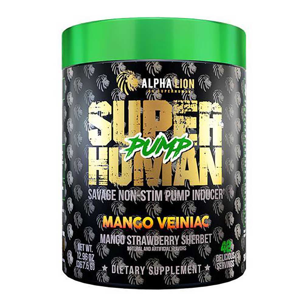 Alpha Lion SuperHuman Pump 21 Servings Pre-Workouts Alpha Lion Mango Veiniac (4333828177985)