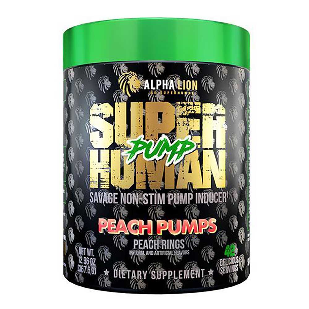 Alpha Lion SuperHuman Pump 21 Servings Pre-Workouts Alpha Lion Peach Pumps (4333828177985)