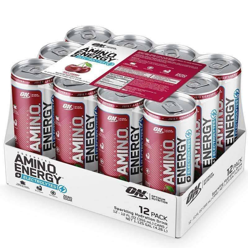 Optimum Nutrition Amino Energy + Electrolytes RTD 12/Case Drinks Optimum Nutrition Juicy Cherry (1766092898347)
