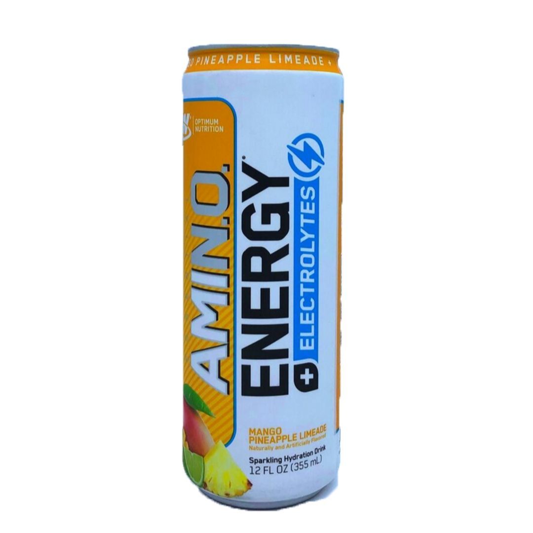 Optimum Nutrition Amino Energy + Electrolytes RTD 12/Case Drinks Optimum Nutrition Mango (1766092898347)
