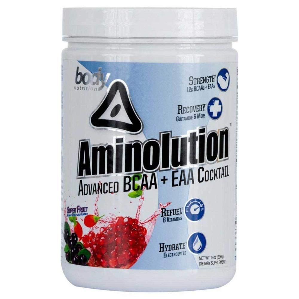 Body Nutrition Aminolution 30 Servings Amino Acids Body Nutrition Super Fruit (1059142926379)