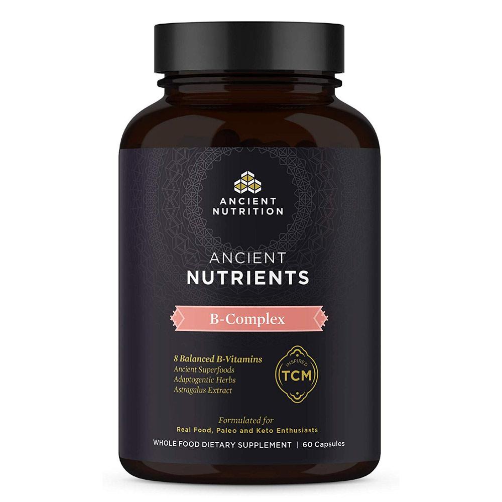 Ancient Nutrition Ancient Nutrients B-Complex 60 Capsules Vitamins & Minerals Ancient Nutrition (4336687677505)
