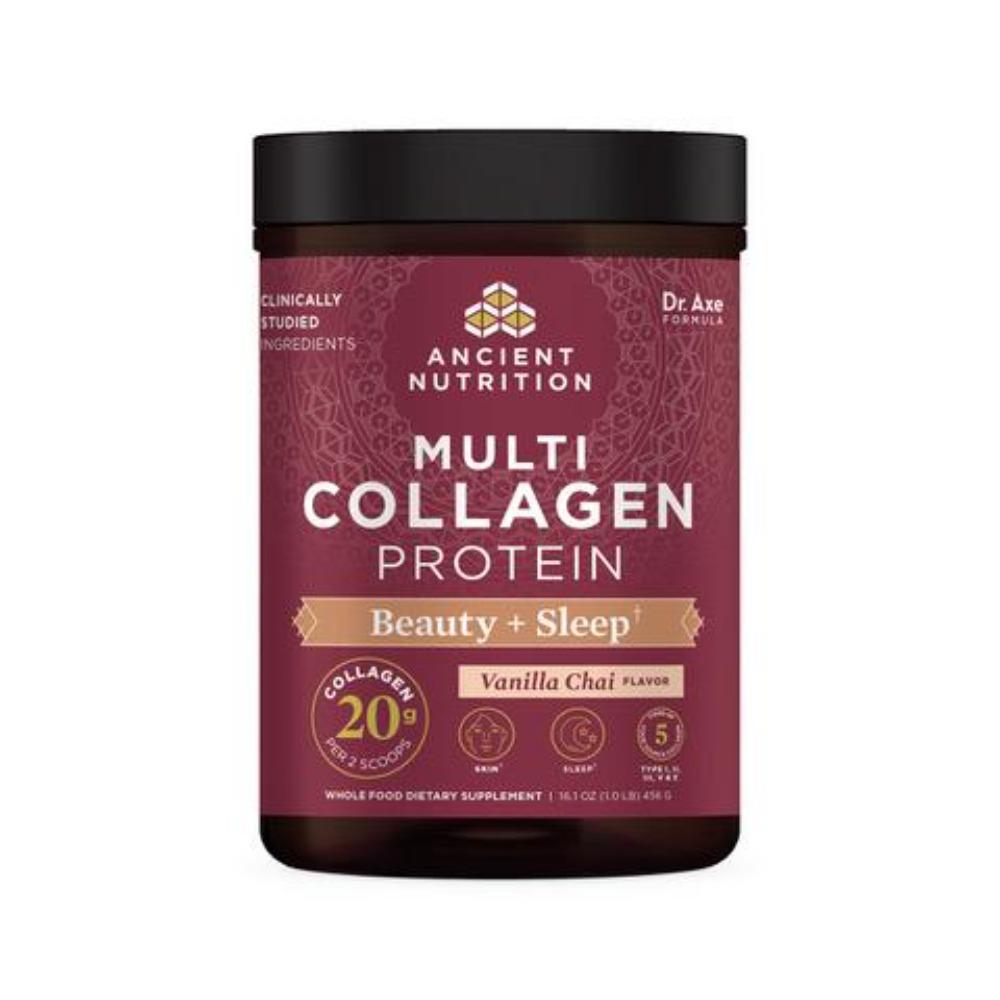 Ancient Nutrition Multi Collagen Protein Beauty + Sleep 1lbs Protein Powders Ancient Nutrition
