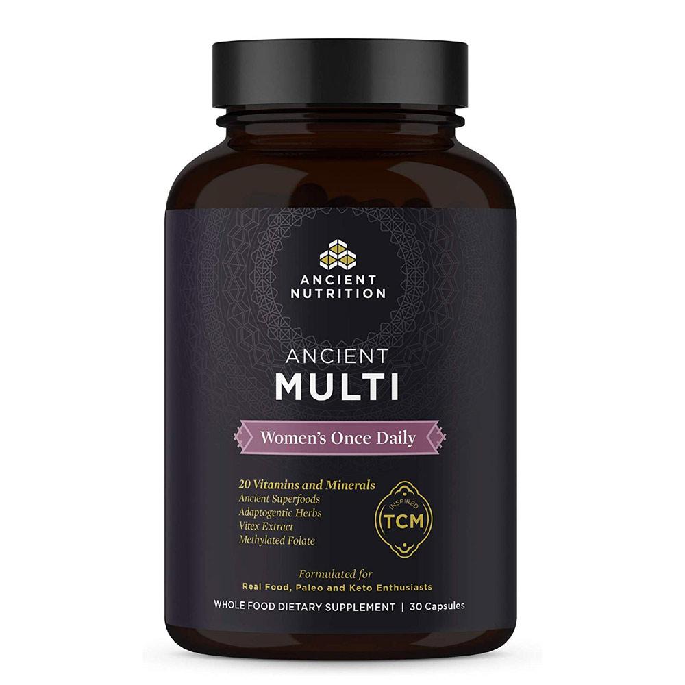 Ancient Nutrition Once Daily Multi Women's 30 Capsules Multi Vitamins Ancient Nutrition (4342484467777)