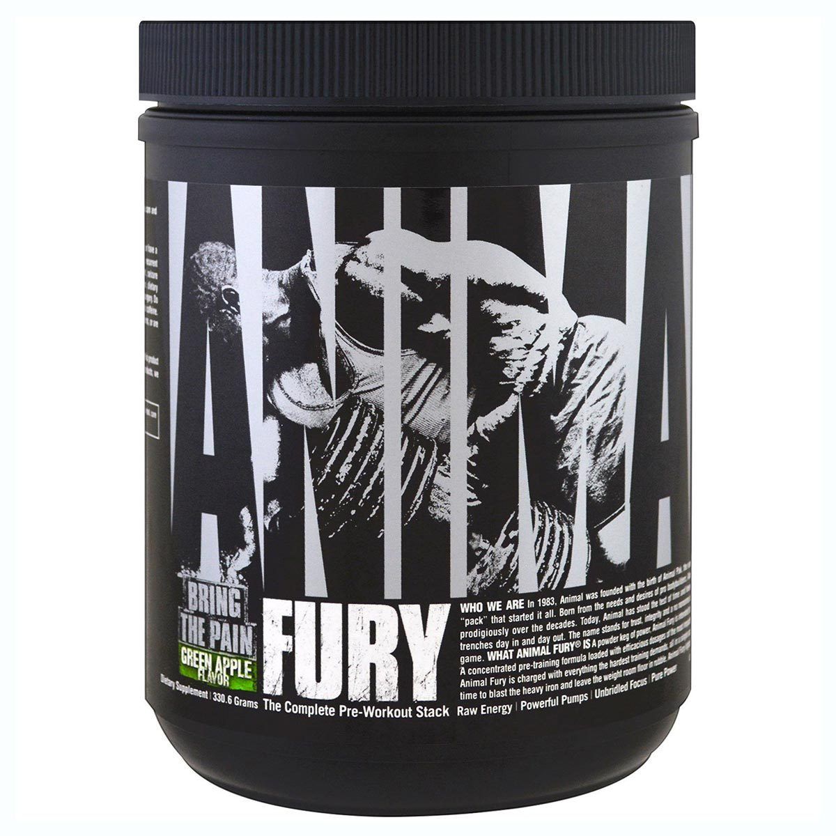 Universal Animal Fury 20 Servings Pre-workout Universal Green Apple (1059279470635)