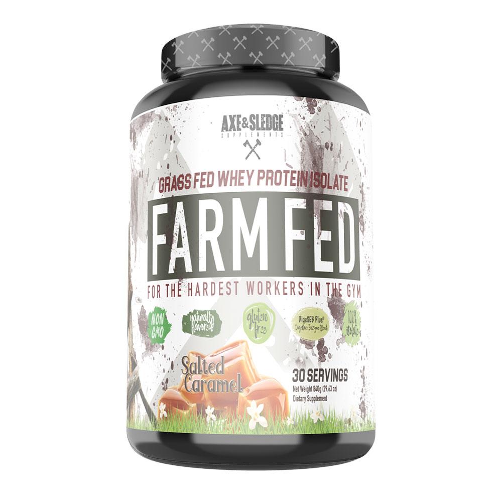 Axe & Sledge FarmFed Protein 30 Servings Protein Powders AXE & SLEDGE SALTED CARAMEL
