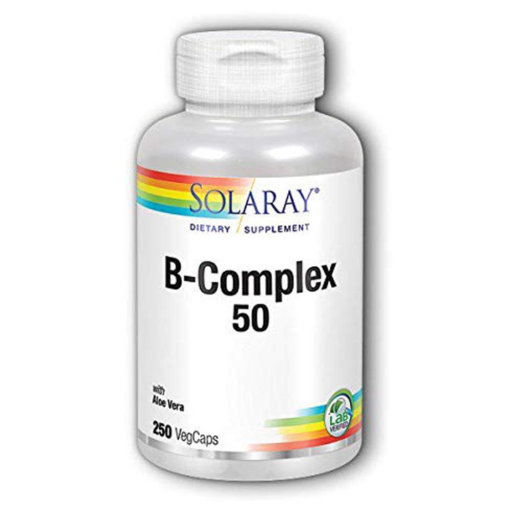 Solaray B-Complex 50 250 Caps Store Stock Only Solaray (1815292772395)