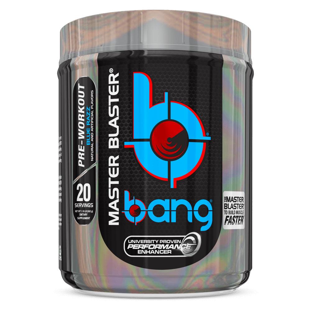Bang Master Blaster 20 Serving Pre-workout VPX Blue Razz (1556201963563)