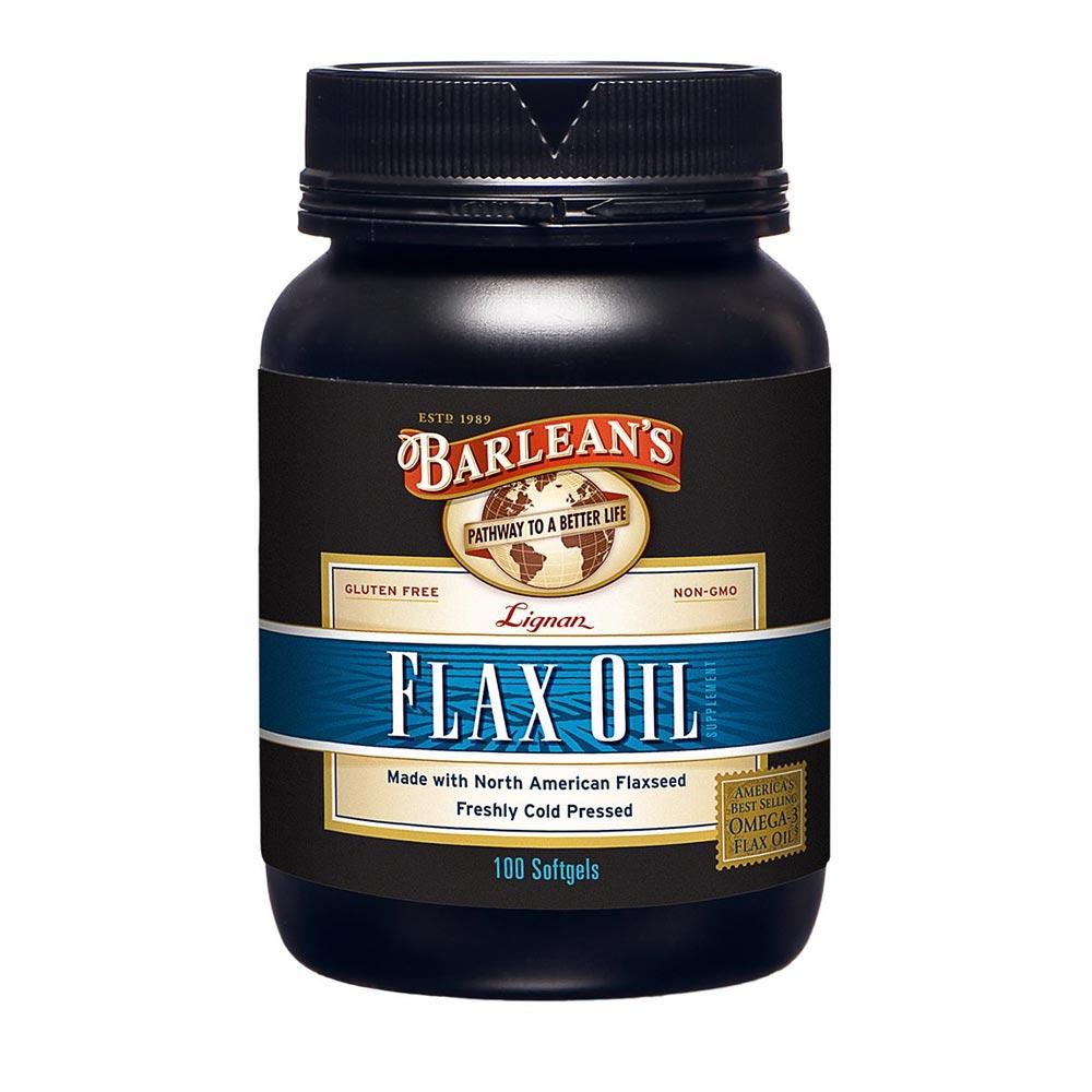 Barlean's Lignan Flax Oil 100 Softgels Essential Fatty Acids & - Oils Barlean's (1758857265195)
