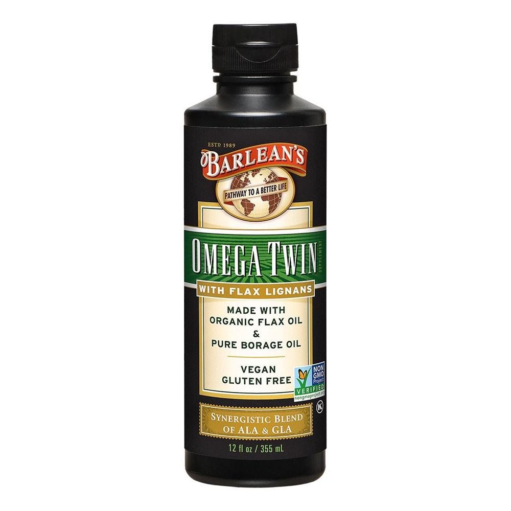 Barlean's Omega Twin with Flax Lignans 12oz Essential Fatty Acids & - Oils Barlean's (1758865981483)