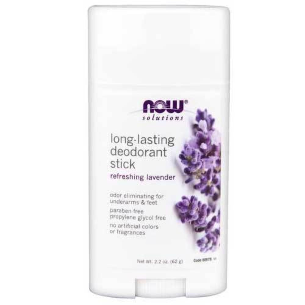 Now Foods Long Lasting Deodorant Stick 2.2oz Personal Care Now Foods (1059165700139)