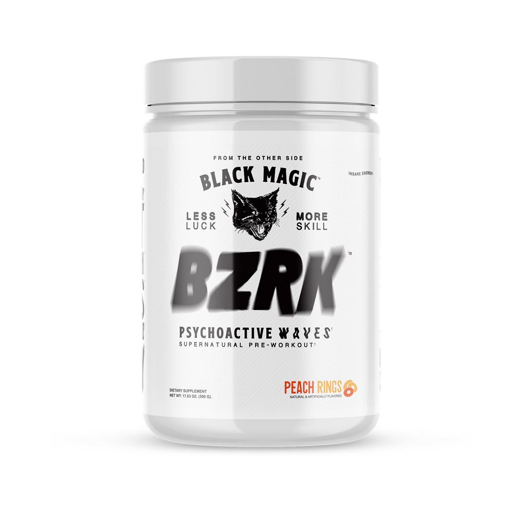 Black Magic BZRK 25 Servings Sports Performance Recovery Black Magic Peach Rings (1739490164779)