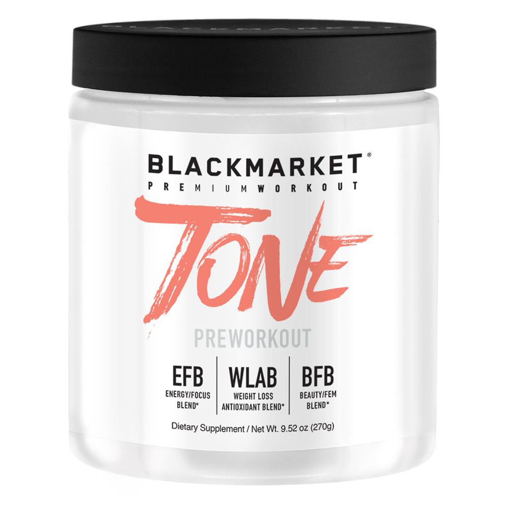 Black Market Labs Tone 30 Servings Fat Burner Black Market Labs Strawberry Kiwi (4345878249537)