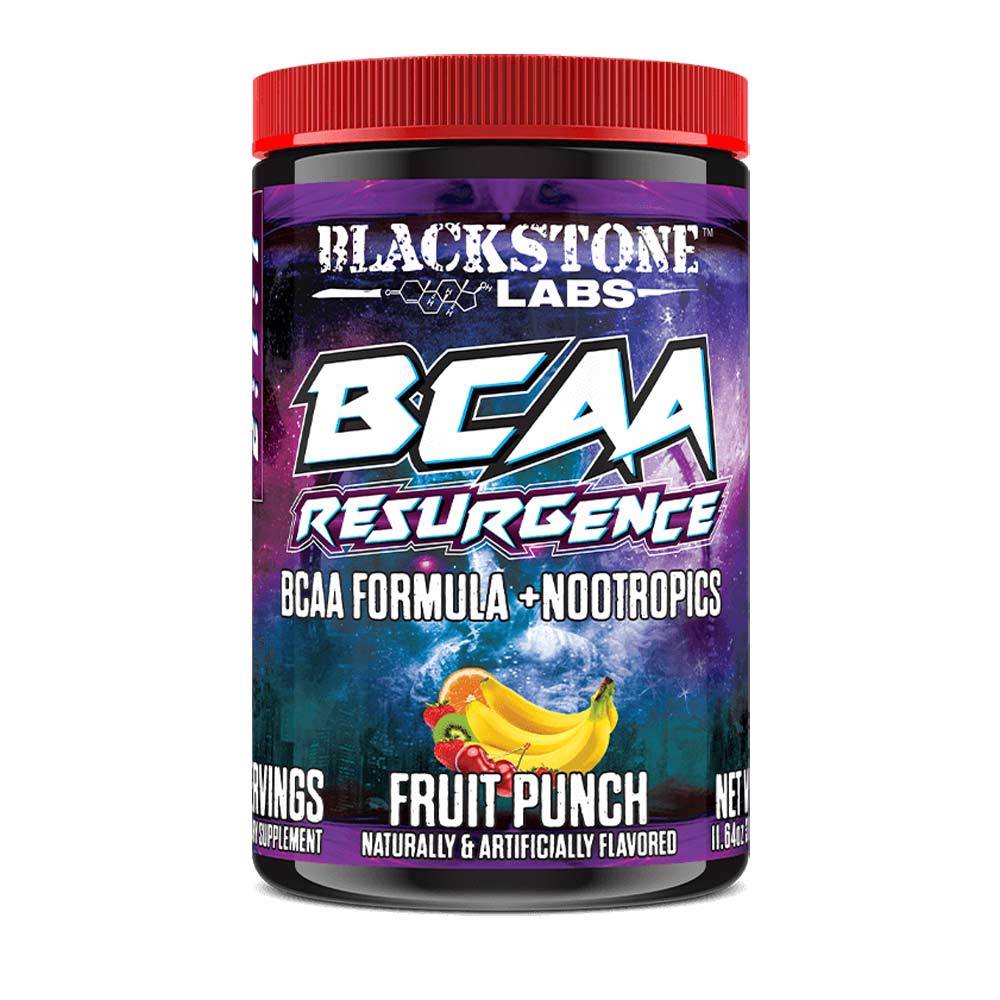Blackstone Labs Resurgence BCAA Formula + Nootropics 30 Servings Amino Acids Blackstone Labs Fruit Punch (1059092332587)