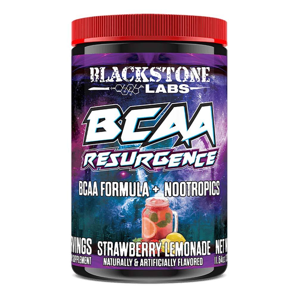 Blackstone Labs Resurgence BCAA Formula + Nootropics 30 Servings Amino Acids Blackstone Labs Strawberry Lemonade