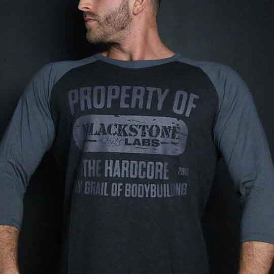 Blackstone Labs Softball Style T-Shirt Fitness Accessories and Apparel Blackstone Labs Large Black (1665052868651)