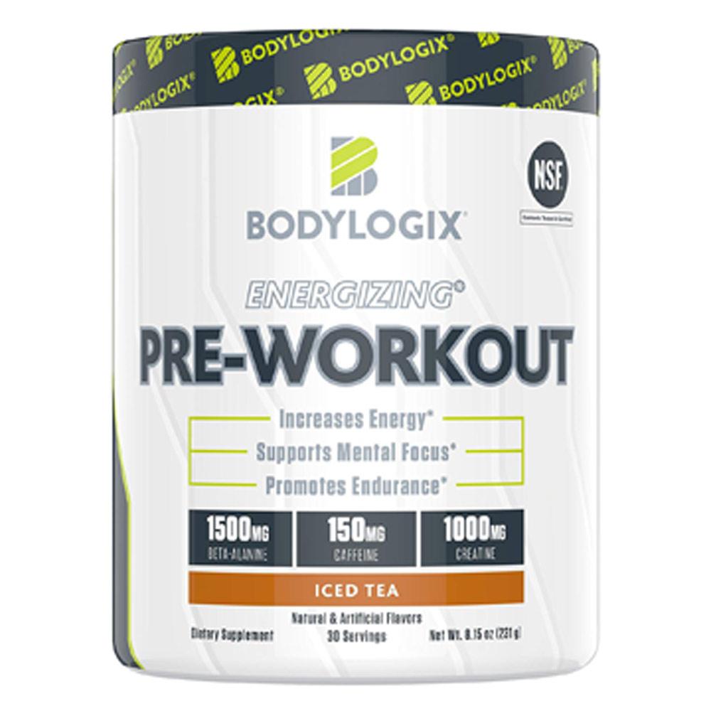 BodyLogix Energizing Pre-Workout 30 Servings Sports Performance Recovery Bodylogix Iced Tea (1735284359211)