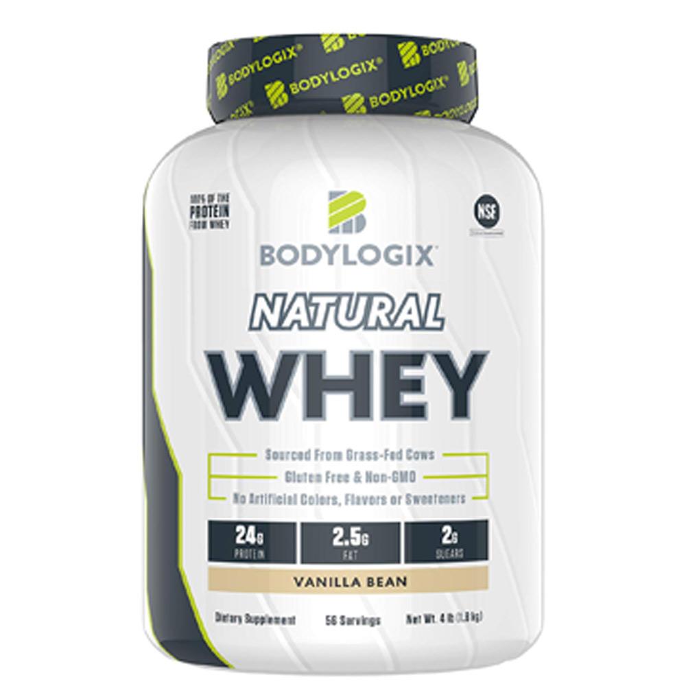 BodyLogix Natural Whey Protein 4lb Protein Powders Bodylogix Vanilla Bean (1735270662187)