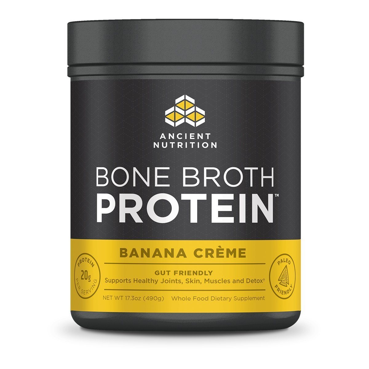 Ancient Nutrition Bone Broth Protein 20 Servings Protein Ancient Nutrition Banana Creme (1059235528747)