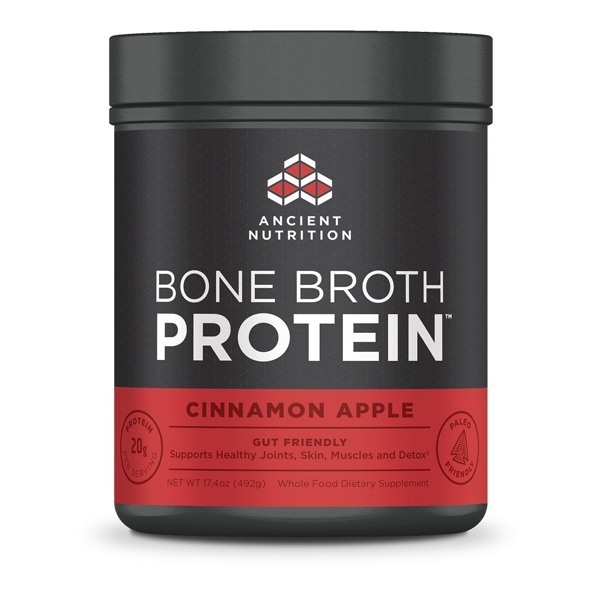 Ancient Nutrition Bone Broth Protein 20 Servings Protein Ancient Nutrition Cinnamon Apple (1059235528747)