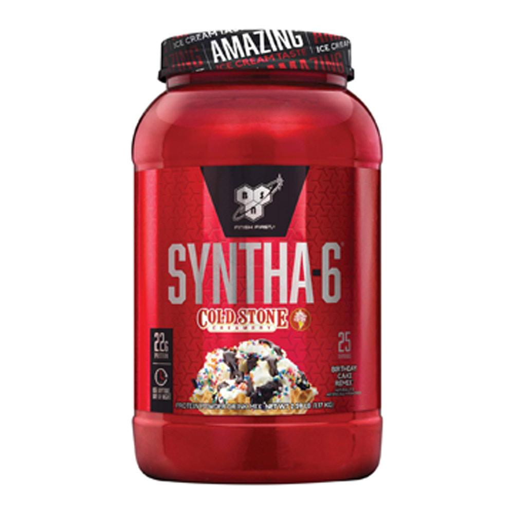 BSN Syntha-6 Cold Stone Creamery 2.59lb Protein Powders BSN Birthday Cake Remix (1705271623723)