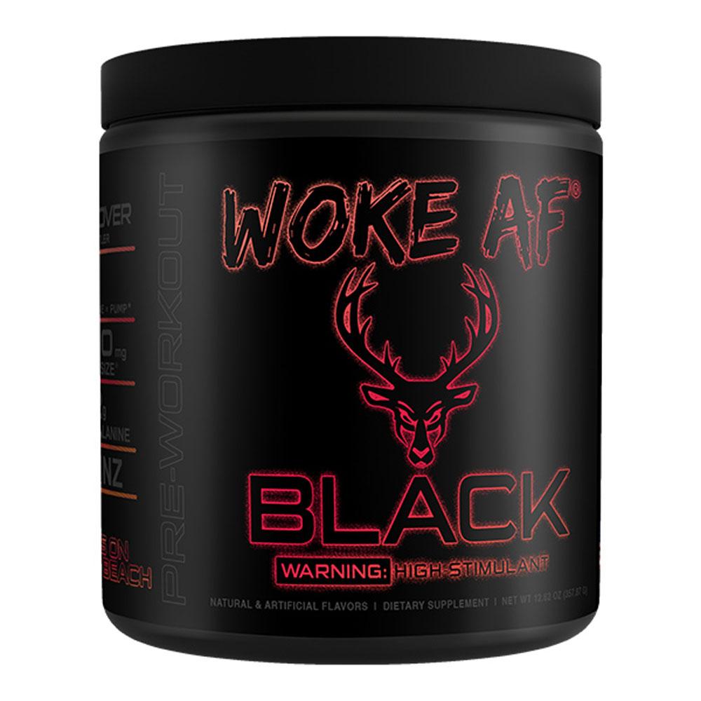 Bucked Up Woke AF Black 30 Servings Sports Performance Recovery Bucked Up Sets On The Beach (4320403062849)