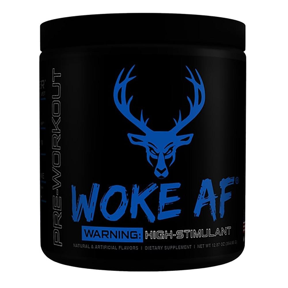 Bucked Up Woke AF 30 Servings | High Stimulant Pre-Workout Sports Performance Recovery Bucked Up Blue Raz (1825141882923)