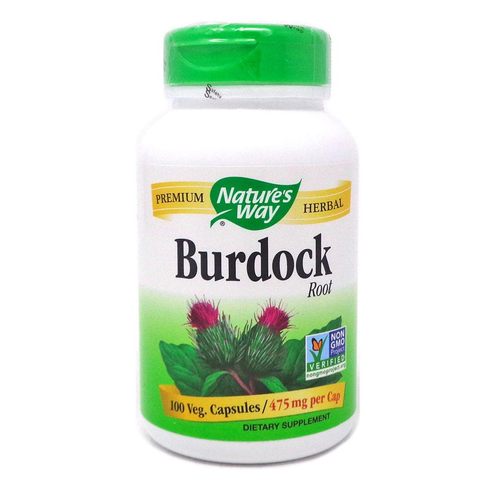 Nature's Way Burdock Root 540mg 100 Capsules | Promotes Clear Healthy Skin Herbs Nature's Way (1796798447659)