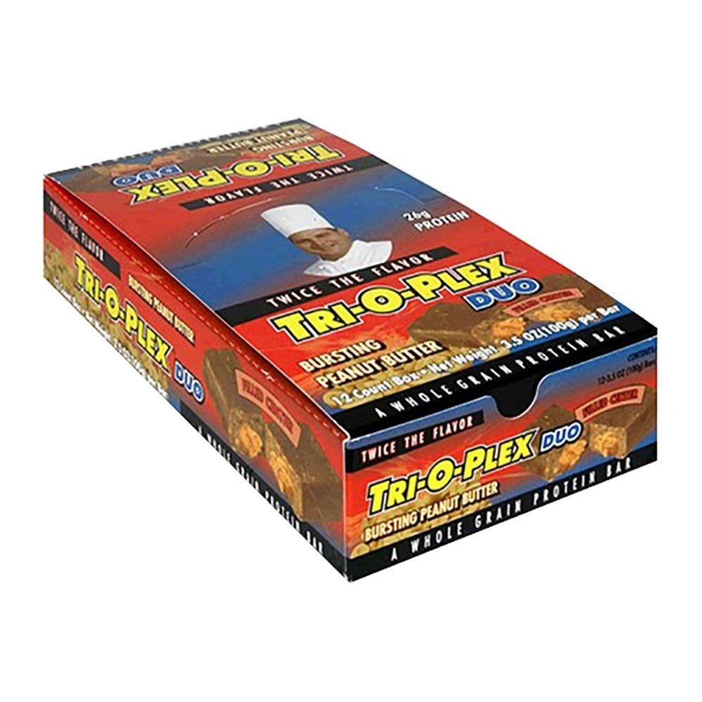 Chef Jay's Tri-O-Plex Duo Bars 12/Box Protein Chef Jay's (1058040676395)
