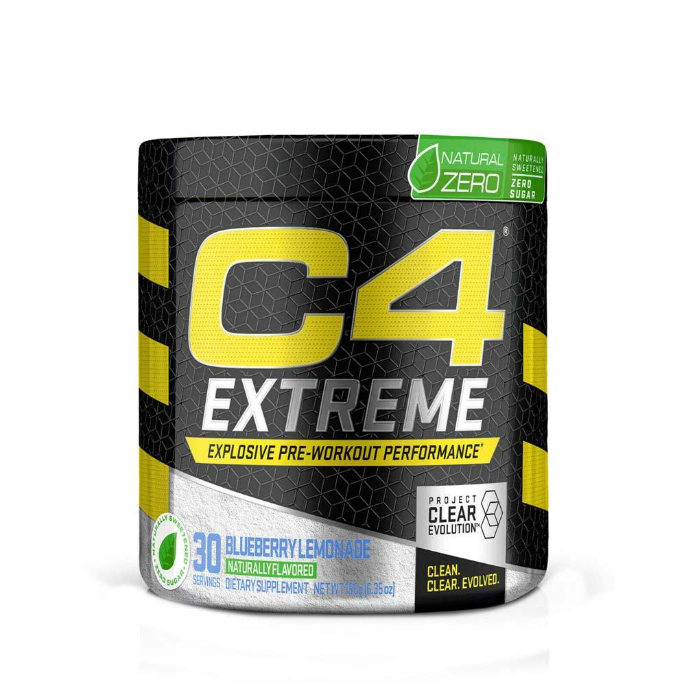 C4 Extreme 30 Servings Pre-Workouts Cellucor Natural Zero Blueberry Lemonade (4344212848705)