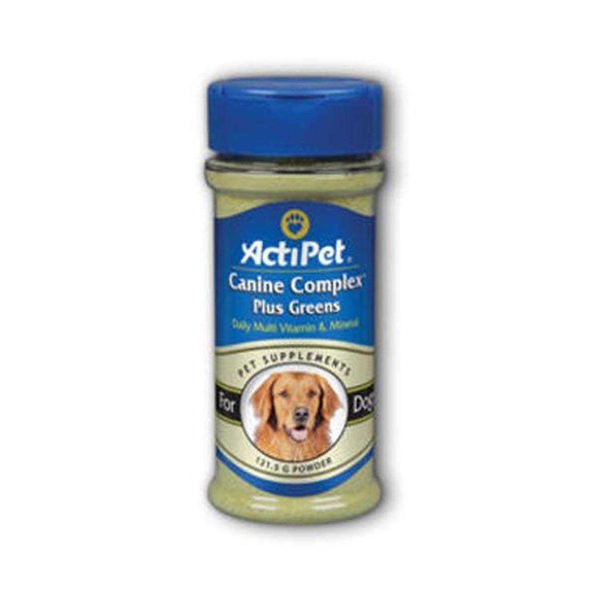 ActiPet Canine Complex Plus Greens 121.5g Powder Pet Supplements ActiPet (1058034024491)