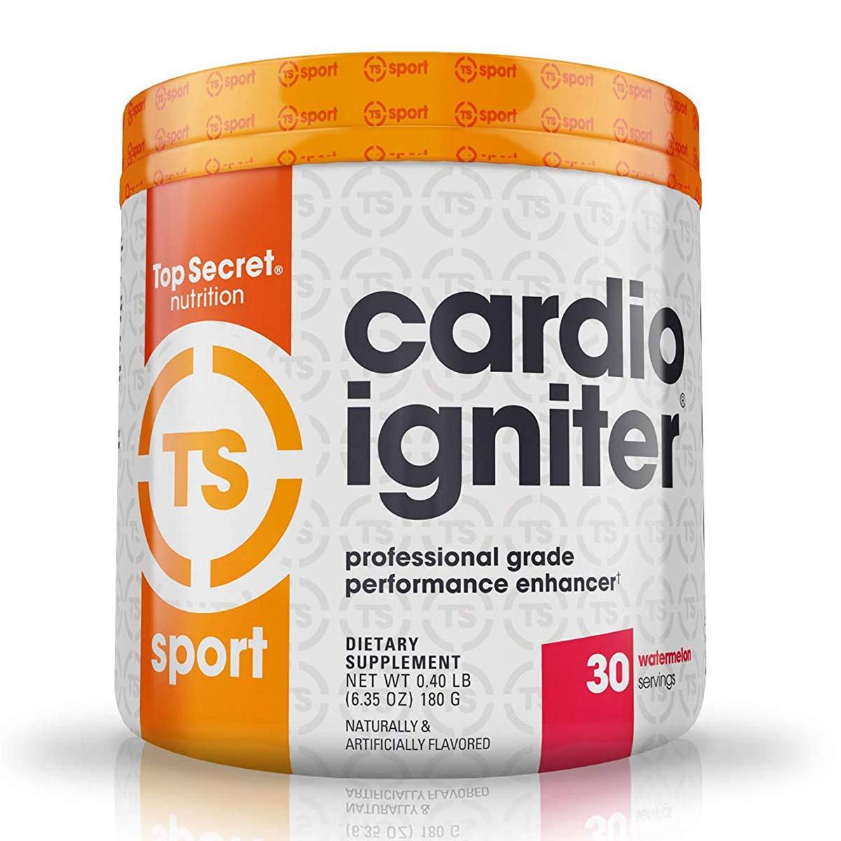 Top Secret Nutrition Cardio Igniter 30 Servings Sports Performance Recovery Top Secret Nutrition Watermelon (1529915277355)